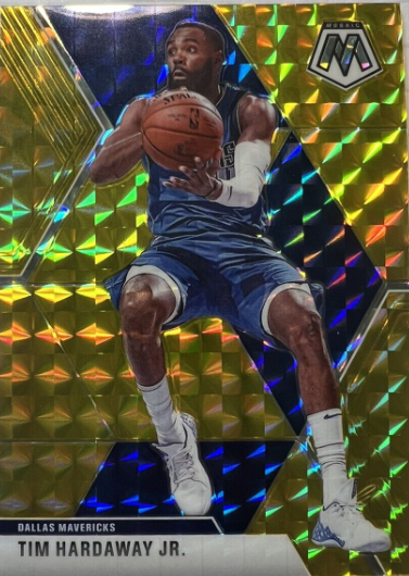 Tim Hardaway Jr. 2019-20 Panini Mosaic Gold Rookie Card