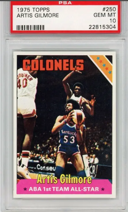 1975 Topps Artis Gilmore Rookie Card