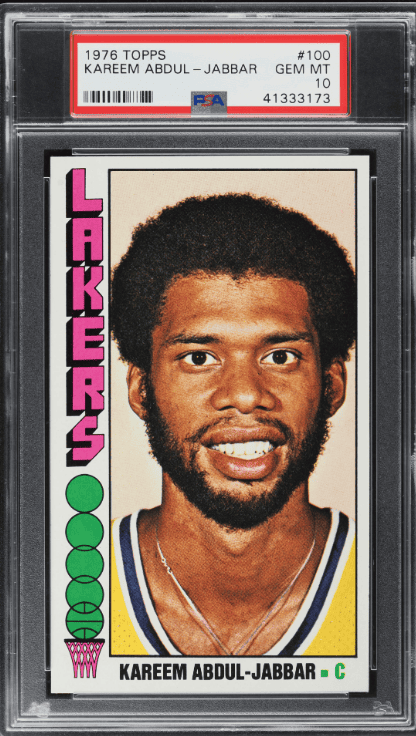 1976 Topps Basketball Kareem Abdul-Jabbar Rookie Card