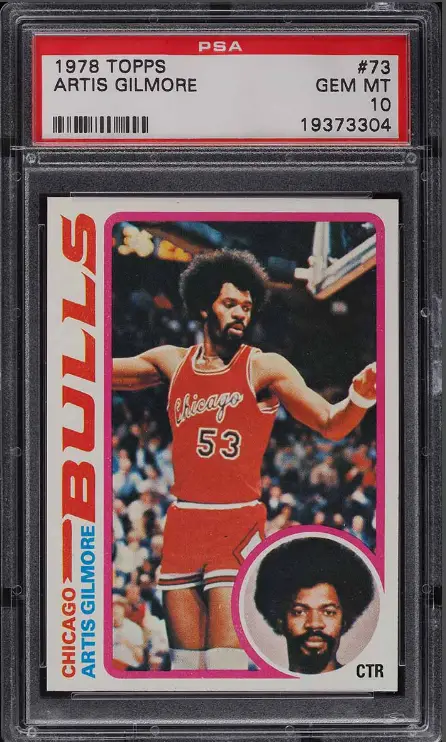 1978 Topps Basketball Artis Gilmore Rookie Card