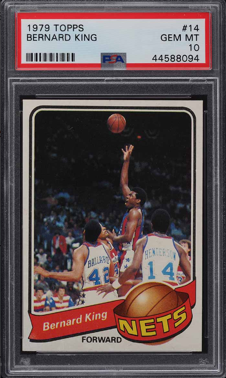 1979 Topps Basketball Bernard King Rookie Card