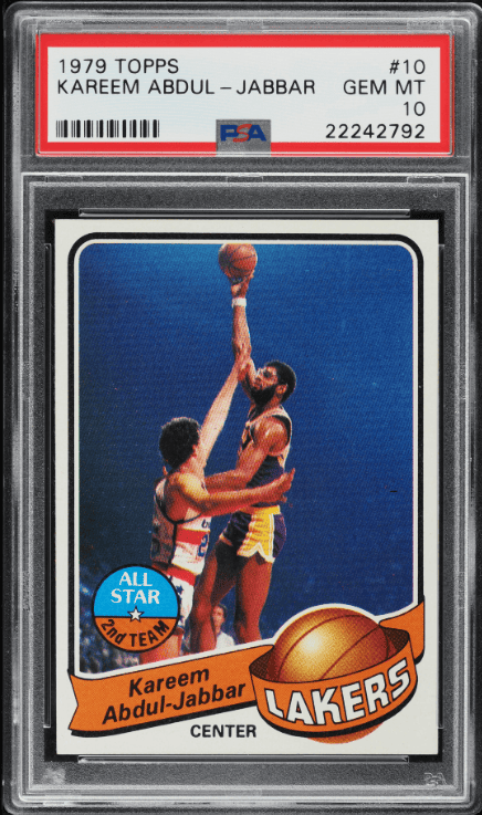 1979 Topps Basketball Kareem Abdul-Jabbar Rookie Card