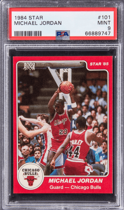 1984-85 Star Michael Jordan Rookie Card