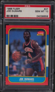 11 Most Valuable Joe Dumars Basketball Cards