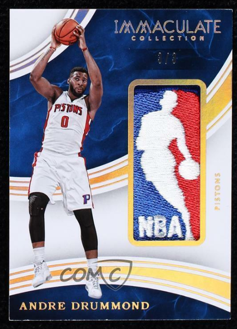 2015-16 Panini Immaculate Logoman Andre Drummond  Logoman 