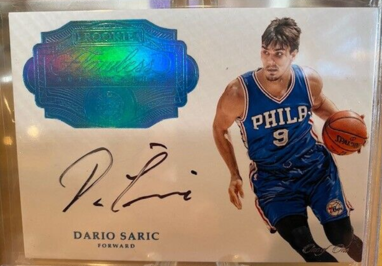 2016-17 Flawless Dario Saric 1/1 one of one Rookie Auto