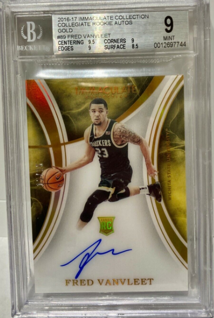 2016 Immaculate Collection Fred Vanvleet Rookie RC Auto