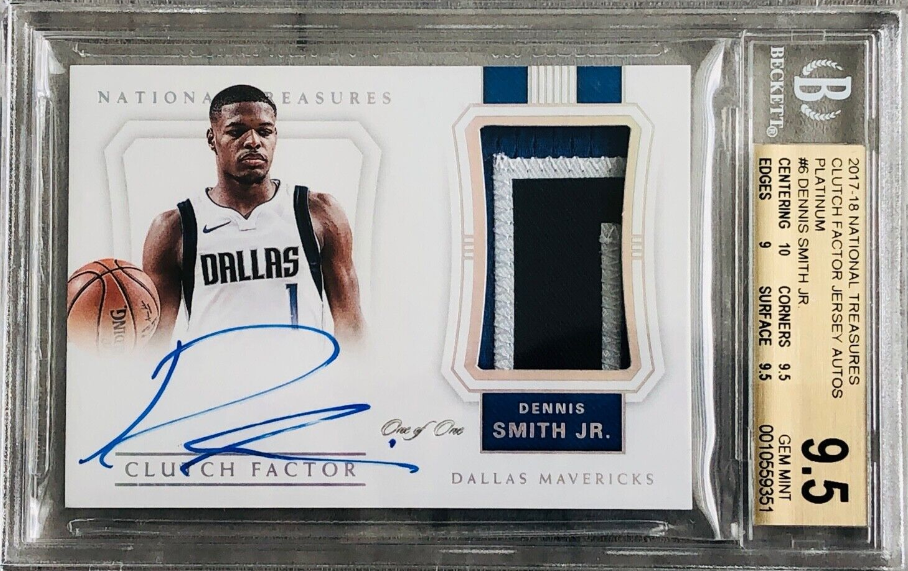 2017-2018 NT Dennis Smith Jr. Clutch Factor Patch Autograph 1/1