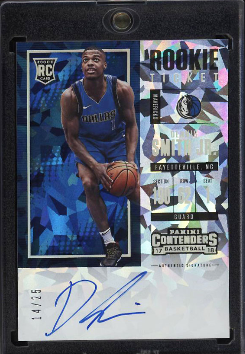 2017 Panini Contenders Cracked Ice Dennis Smith Jr. RC AUTO