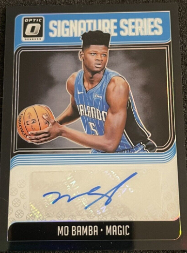 2018-19 Optic Mo Bamba Signature Series Rookie Auto Black 1/1