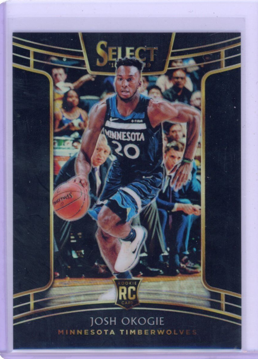 2018-19 Panini Select Josh Okogie RC Concourse Black Prizm 1/1 Rookie Card