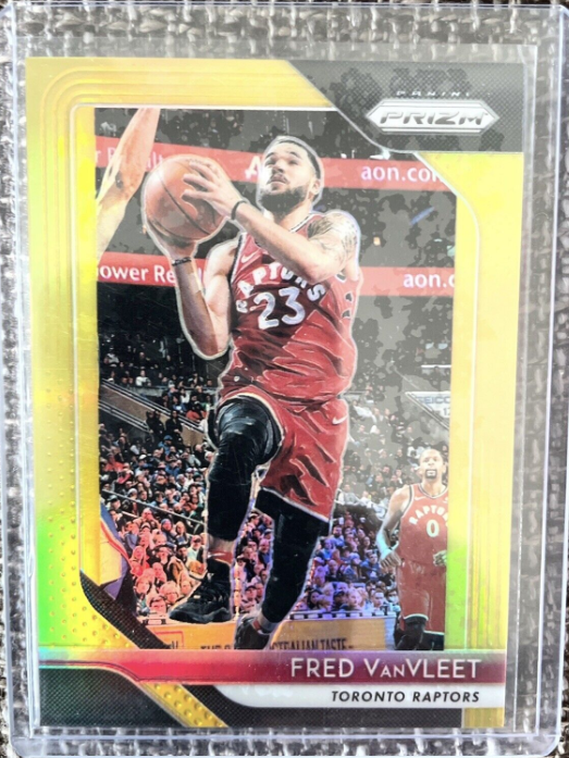 2018 Panini Prizm Gold Prizm Fred Vanvleet Rookie Card