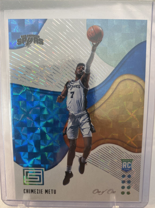 2018 Panini Status Chimezie Metu RC Checker 1/1 Rookie Card