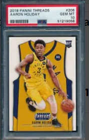 2018 Panini Threads Basketball Aaron Holiday Rookie Card