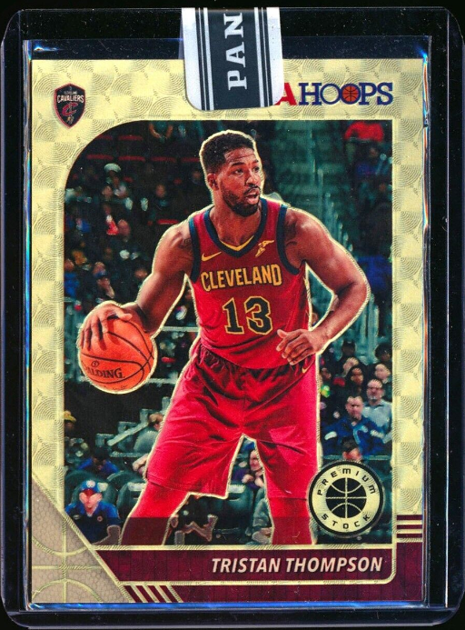 2019-20 Hoops Premium Tristan Thompson Gold Vinyl Prizm Superfractor Cavs 1/1