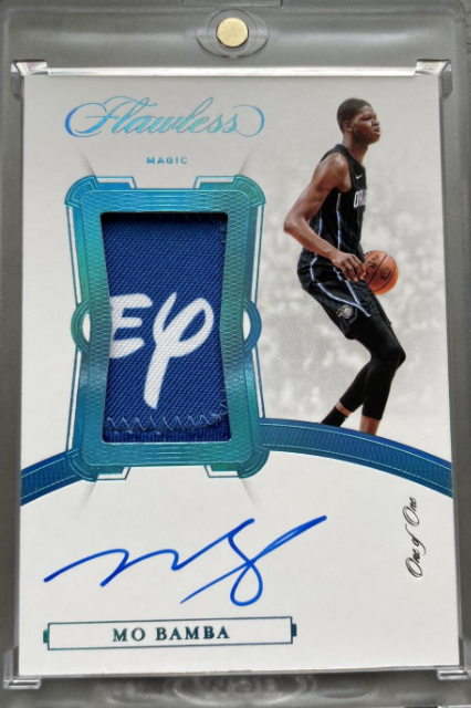 2019-20 Mo Bamba Panini Flawless Rookie AUTO Disney Patch 1/1