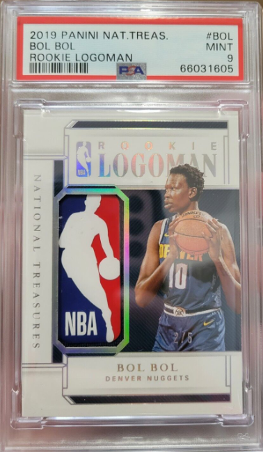 2019-20 Panini National Treasures Bol Bol Logoman  Rookie Auto