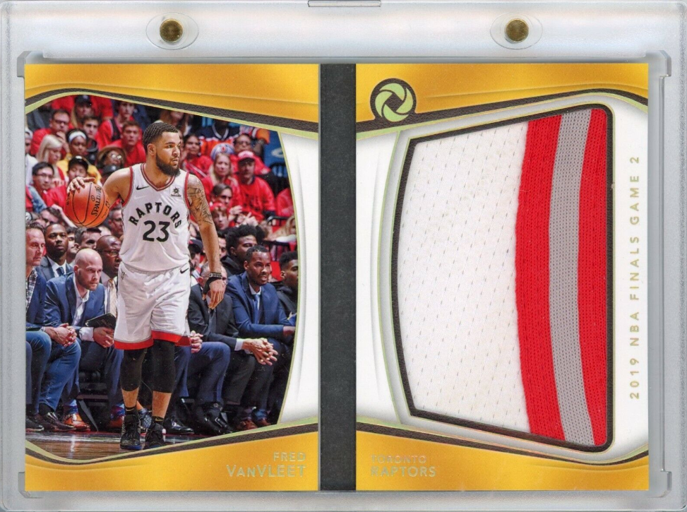 2019-20 Panini Opulence Fred VanVleet NBA Finals G2 Booklet Rookie Card