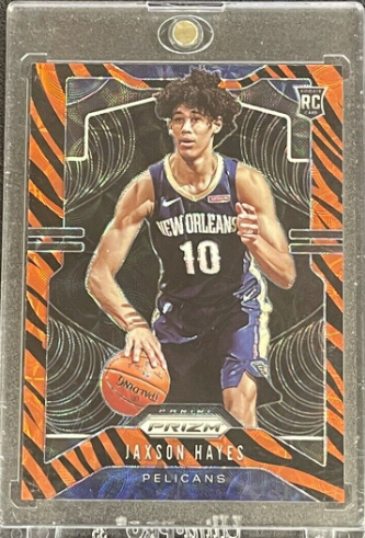 2019-20 Panini Prizm Choice Jaxson Hayes Tiger Stripe Rookie Card RC