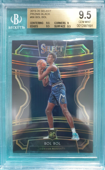 2019-20 Panini Select Bol Bol 1/1 Black Prizm Rookie Rc