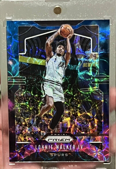 2019-20 Prizm Lonnie Walker IV Nebula 1/1 Rookie Card