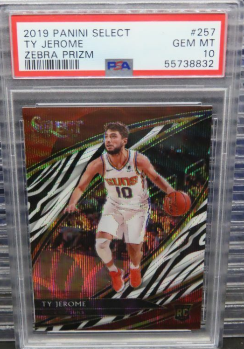 2019-20 Select Ty Jerome Courtside Zebra Prizm Rookie RC