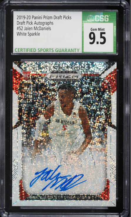 Most Valuable Jalen McDaniels Basketball Cards