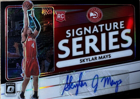 2020-2021 Panini Donruss Optic Skylar Mays RC Signature Series Auto Black 1/1