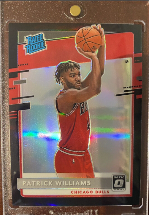 2020-21 Donruss Optic Patrick Williams Bulls RC Rated Rookie Black 1/1