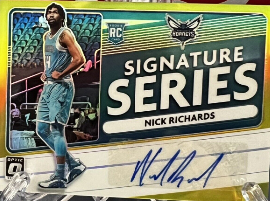 2020-21 Nick Richards Signature Series Rookie Auto Gold 