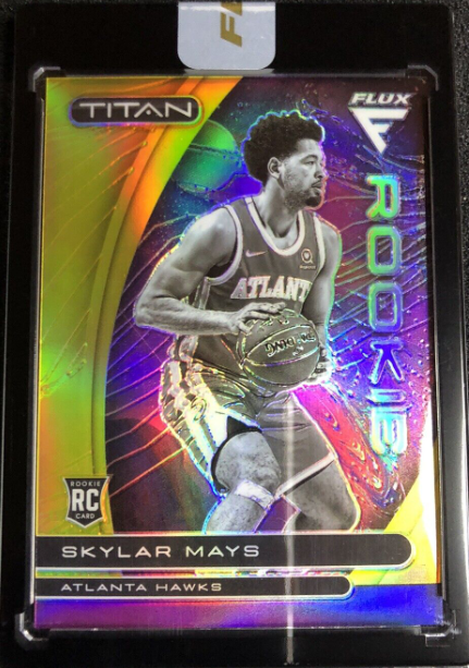 2020-21 Panini Flux Skylar Mays RC Rookie GOLD Titan Encased