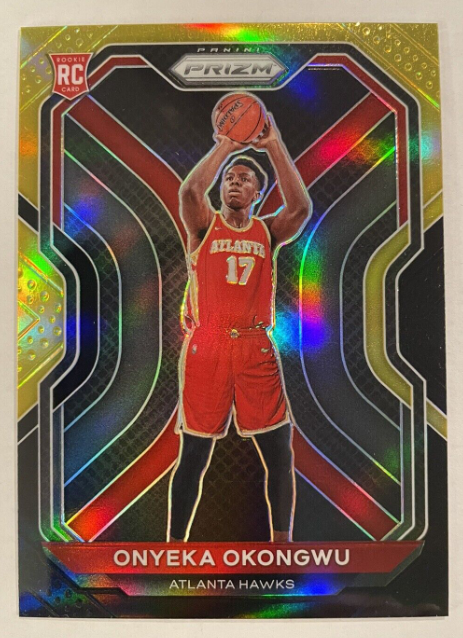 2020-21 Panini Prizm Onyeka Okongwu Black Gold Ssp Rookie Rc