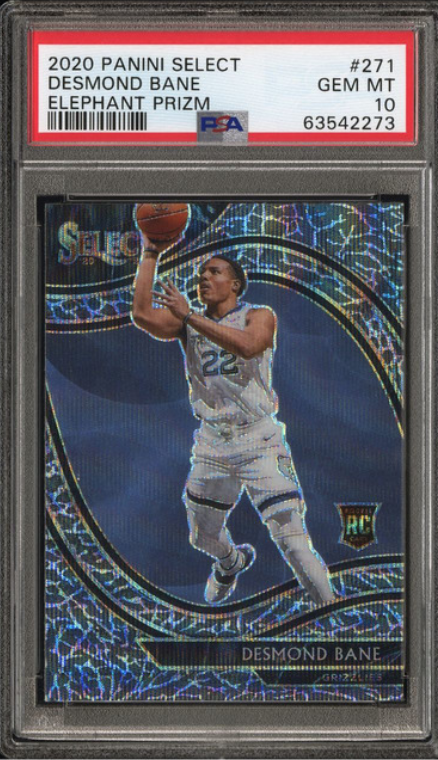 2020-21 Select Courtside Desmond Bane Elephant Prizm Ssp Rc