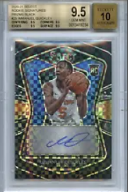 2020-21 Select Immanuel Quickley Black Auto True 1/1 Rookie RC Auto