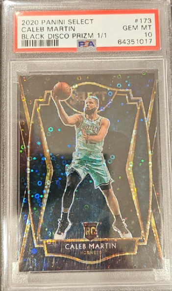 2020-21 Select Premier Level Black Rookie Caleb Martin One Of One 1/1 RC