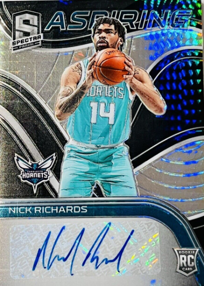 2020-21 Spectra Nick Richards Aspiring Rookie Auto RC