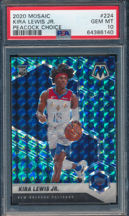 2020 Mosaic Peacock Choice Kira Lewis Jr RC 