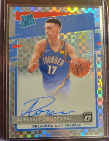 2020 Optic Aleksej Pokusevski Checkerboard Auto 1of1