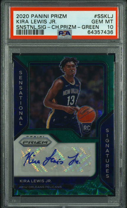 2020 Prizm Choice Kira Lewis Jr Rookie Auto