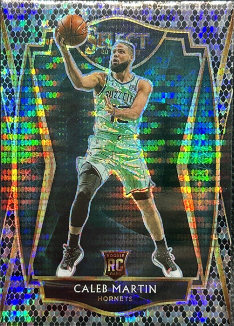 2021-22 Select Caleb Martin Black Snakeskin FOTL 1/1 Rookie RC