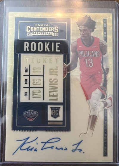 2021 NBA Contenders Rookie Ticket GOLD 1/1 KIRA LEWIS JR