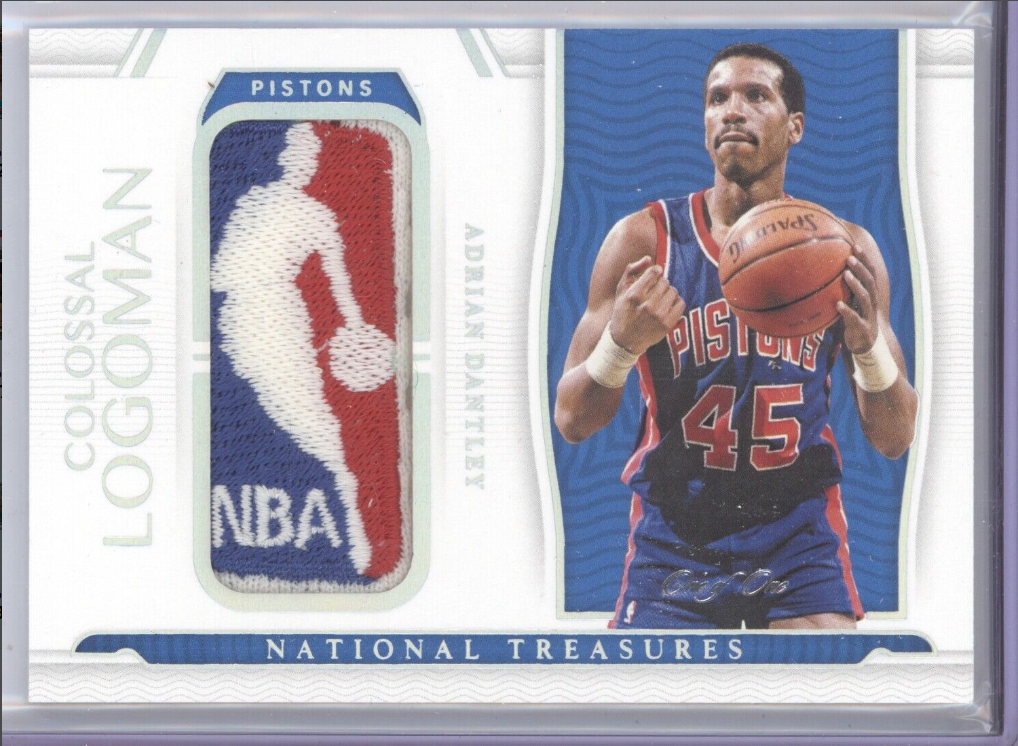 Adrian Dantley 2021-22 Panini National Treasures Colossal Logoman Patch 1/1