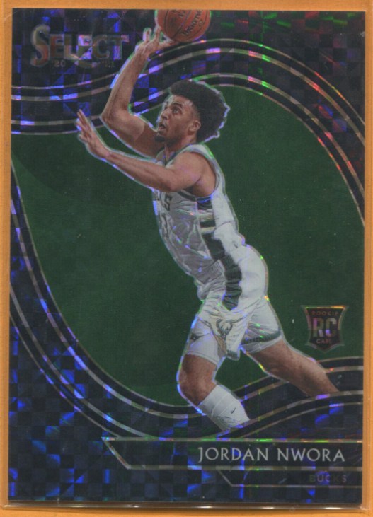 Jordan Nwora 2020-21 Select Courtside Black Prizms Rc Rookie 1/1