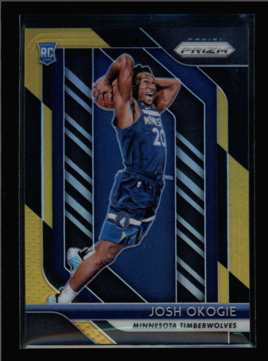 Josh Okogie Rare 2018-2019 Panini Prizm Black Gold Prizms Rookie