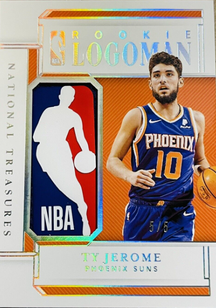 Ty Jerome 2019-20 Panini National Treasures NBA Logoman Patch Rookie RC