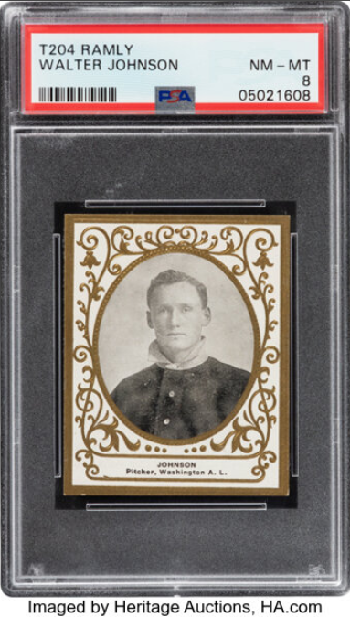 Most Valuable Walter Johnson Baseball Cards