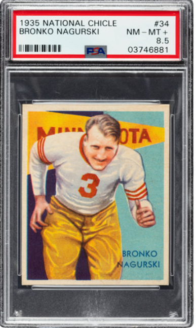 Most Valuable Bronko Nagurski Football Cards