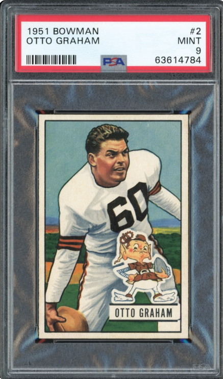 Most Valuable Otto Graham Football Cards