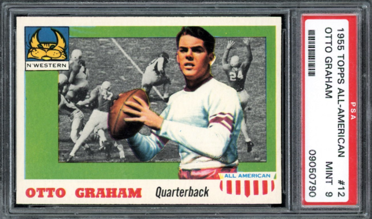 1955 Topps All-American Otto Graham Rookie Card