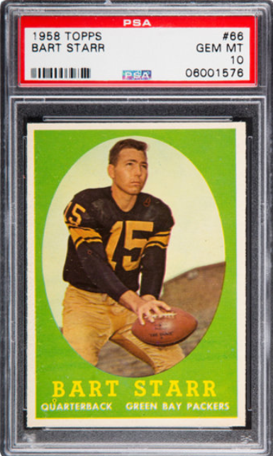 1958 Topps Bart Starr Rookie Card